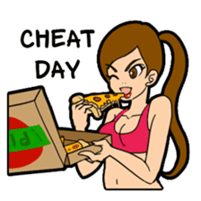 Lala and her yoga life sticker #12165044