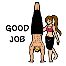 Lala and her yoga life sticker #12165046