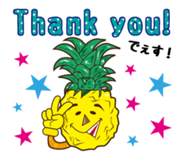 Mr.Aloha Pineapple 2 sticker #12165254
