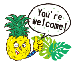 Mr.Aloha Pineapple 2 sticker #12165255