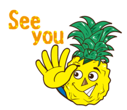 Mr.Aloha Pineapple 2 sticker #12165279