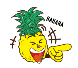 Mr.Aloha Pineapple 2 sticker #12165286