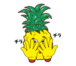 Mr.Aloha Pineapple 2 sticker #12165288