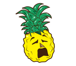 Mr.Aloha Pineapple 2 sticker #12165289