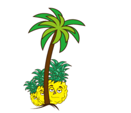 Mr.Aloha Pineapple 2 sticker #12165290