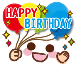 emoticons and messages.Happy New Year sticker #12165328