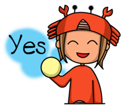 Cancer zodiac. sticker #12165584