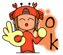 Cancer zodiac. sticker #12165586