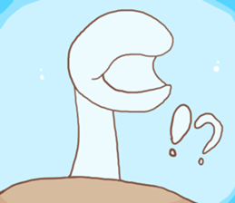 Creature of the deep sea Sticker. sticker #12166140