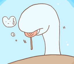 Creature of the deep sea Sticker. sticker #12166142