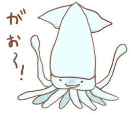 Creature of the deep sea Sticker. sticker #12166144