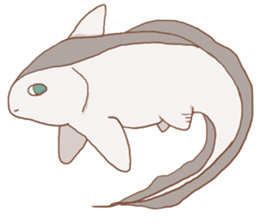 Creature of the deep sea Sticker. sticker #12166155