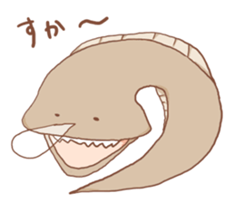 Creature of the deep sea Sticker. sticker #12166157