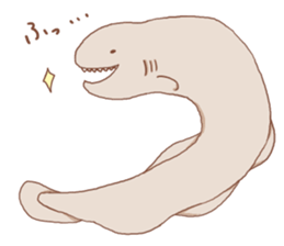 Creature of the deep sea Sticker. sticker #12166160