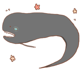 Creature of the deep sea Sticker. sticker #12166171