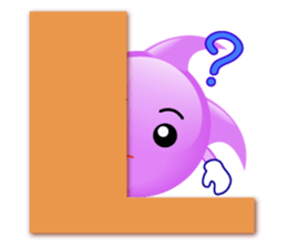 purple bubble life sticker #12167451