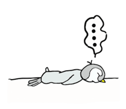penguin chicks sticker #12167567