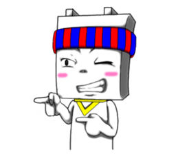 Mr.Nyonyo "The Tofu-Man" sticker #12167696