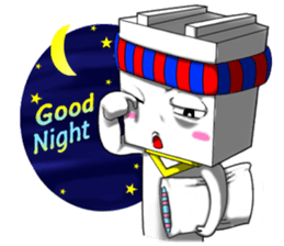 Mr.Nyonyo "The Tofu-Man" sticker #12167705