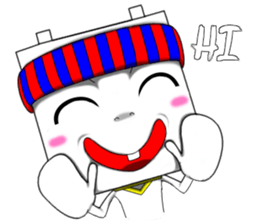 Mr.Nyonyo "The Tofu-Man" sticker #12167706