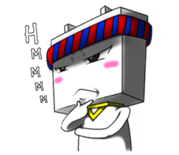 Mr.Nyonyo "The Tofu-Man" sticker #12167707