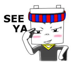 Mr.Nyonyo "The Tofu-Man" sticker #12167714