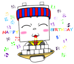 Mr.Nyonyo "The Tofu-Man" sticker #12167718