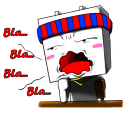 Mr.Nyonyo "The Tofu-Man" sticker #12167722