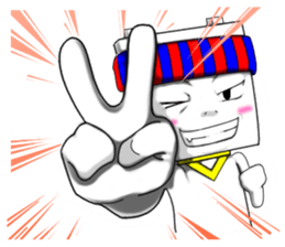 Mr.Nyonyo "The Tofu-Man" sticker #12167725