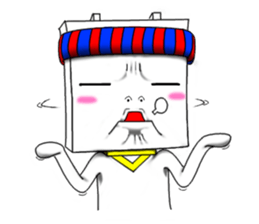 Mr.Nyonyo "The Tofu-Man" sticker #12167727