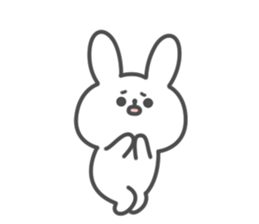 Rabbit and squid !! sticker #12168308