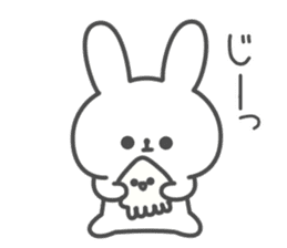 Rabbit and squid !! sticker #12168318