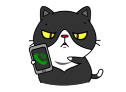 BOBO - Fat Cat (English version) sticker #12168979