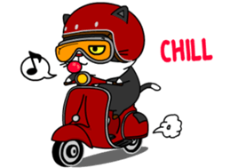 BOBO - Fat Cat (English version) sticker #12168987