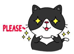 BOBO - Fat Cat (English version) sticker #12169003