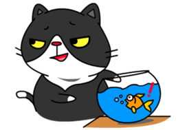 BOBO - Fat Cat (English version) sticker #12169012