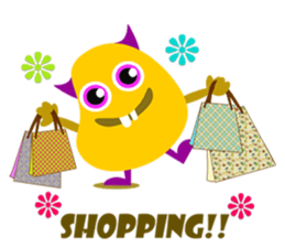 Orange Jelly Monster sticker #12169015