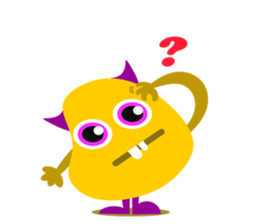 Orange Jelly Monster sticker #12169021