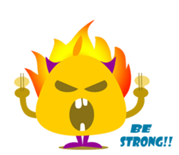 Orange Jelly Monster sticker #12169028