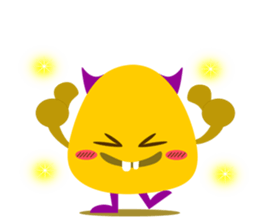 Orange Jelly Monster sticker #12169033