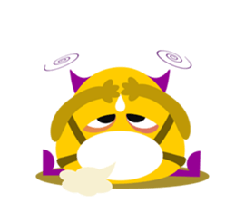 Orange Jelly Monster sticker #12169038