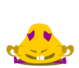 Orange Jelly Monster sticker #12169050