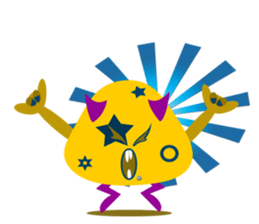 Orange Jelly Monster sticker #12169053