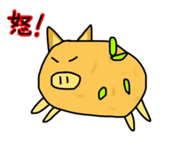 Imoshishi-kun sticker #12169140