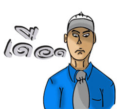 Engineer white hat (V. No background) sticker #12169210