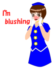 Message Attendant English ver2 sticker #12169294