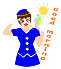 Message Attendant English ver2 sticker #12169295