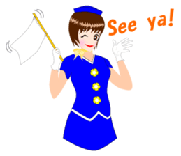 Message Attendant English ver2 sticker #12169296