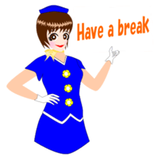 Message Attendant English ver2 sticker #12169298