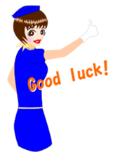 Message Attendant English ver2 sticker #12169302